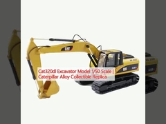 Cat320dl Bagger Modell Skala 1/50 Caterpillar Legierung Sammlernachbildung