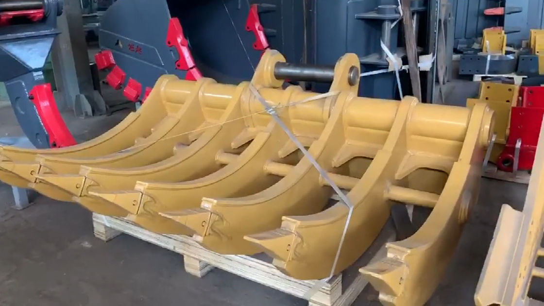 Anpassbarer Bagger Rake Bucket Tilting Rake Bucket für jedes Modell Bagger Anschluss