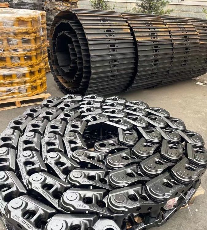 Bauteile für Bagger zx270 Ersatzteile CAT345 CAT350 CAT450 Gleitkettenbaugruppe Fahrwerksteile Gleisverbindung
