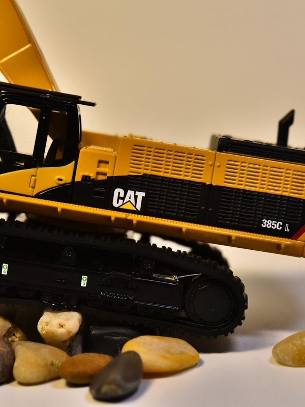 DM Carter CAT385C Modell der Bagger aus Legierung Maschinenbau Maschinenbau Autosimulation Metallverzierungen