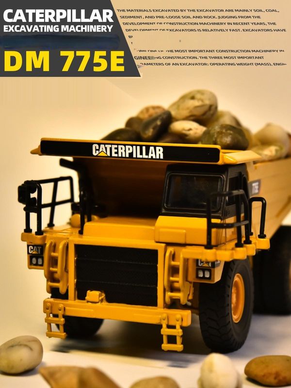 NORSCOT CAT775E Müllwagen 1/64 Skala Alloy Diecast Modell Fahrzeug Sammlerdekor