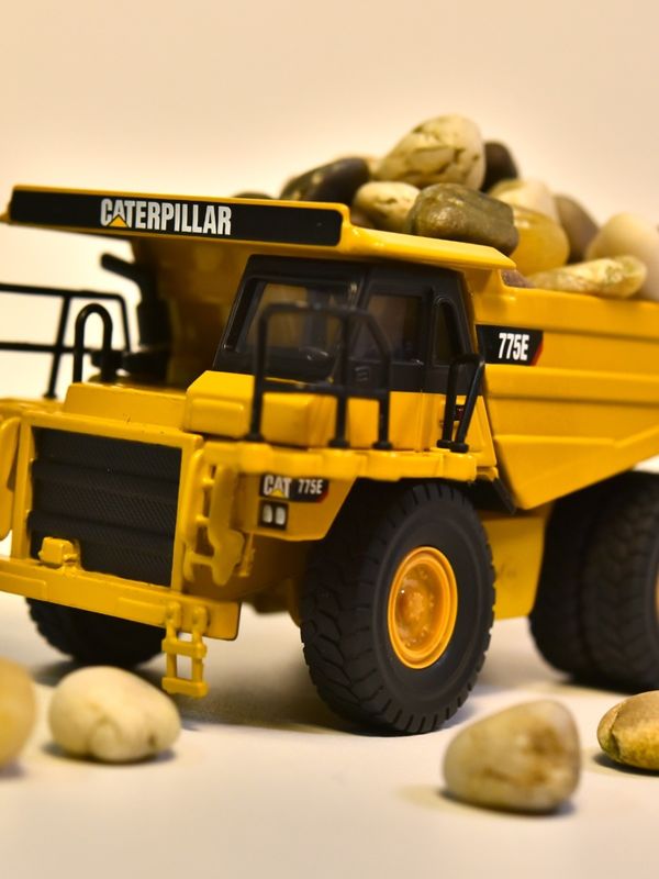 NORSCOT CAT775E Müllwagen 1/64 Skala Alloy Diecast Modell Fahrzeug Sammlerdekor