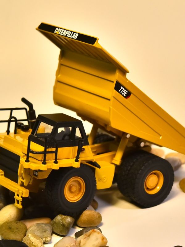 NORSCOT CAT775E Müllwagen 1/64 Skala Alloy Diecast Modell Fahrzeug Sammlerdekor