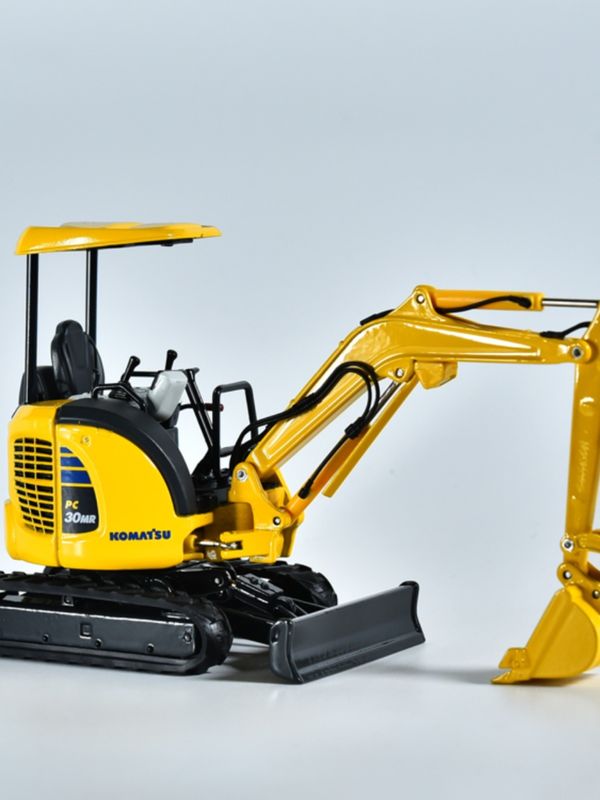 Komatsu PC30MR Minibagger 1/32 Skala Metallmodell