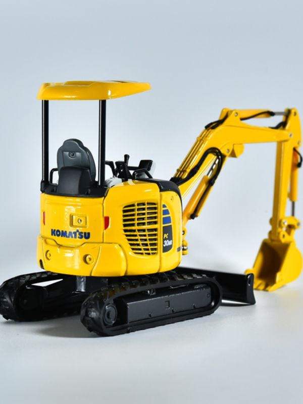 Komatsu PC30MR Minibagger 1/32 Skala Metallmodell