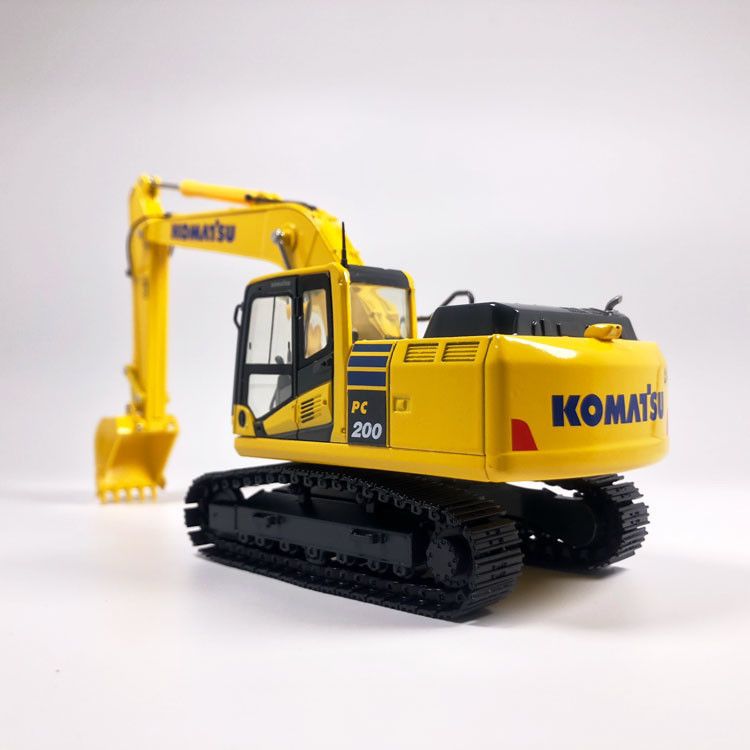 Komatsu PC200 PC210 1/50 Skala Metallgussbagger Modell Sammlerdekoration