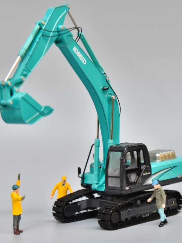 KOBELCO SK330 Alloy Bagger Modell 1/50 Skala Metall Sammlerstück Dekorationsspielzeug
