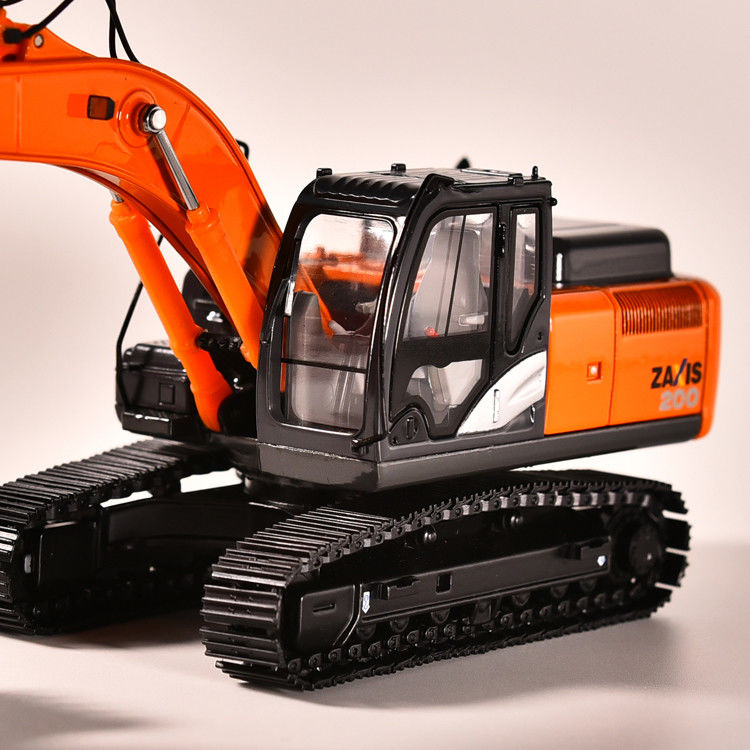 Hitachi ZAX200 Bagger Diecast Modell 1/50 Maßstab Sammlerbau Dekor Geschenk