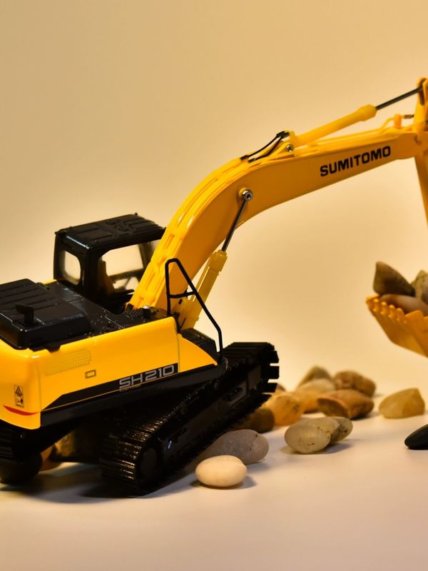 1:50 Skala Alloy Diecast Modell SH210-6 Bagger Sammlerminiatur-Spielzeug für die Ausstellung