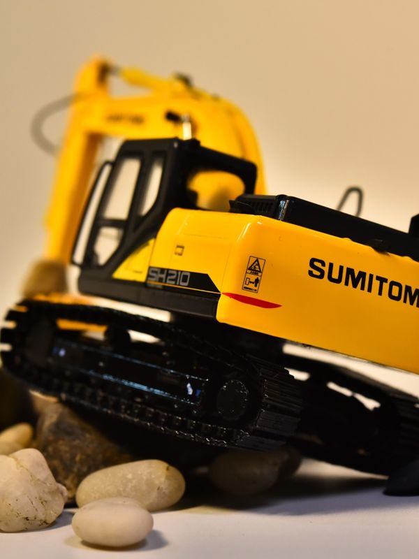 1:50 Skala Alloy Diecast Modell SH210-6 Bagger Sammlerminiatur-Spielzeug für die Ausstellung