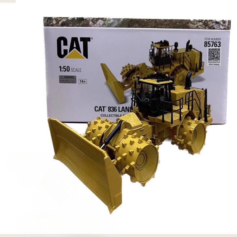 Caterpillar Cat 836 Deponienverdichter 1/50 Skala Druckgusslegierung Konstruktion Modell Art 85763