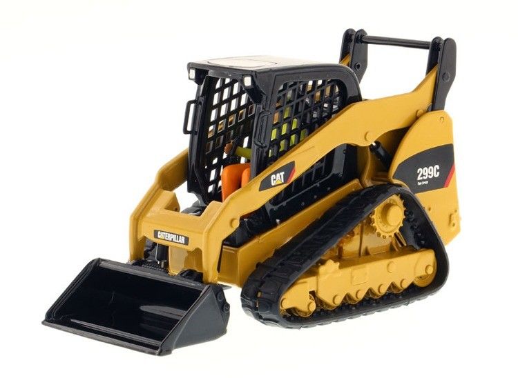 Hochdetaillierte CAT 299C Kompakte Schienenlader-Legierungsform 1/32 Skala 85226