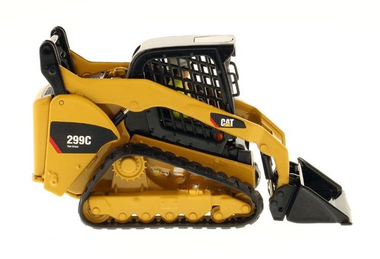 Hochdetaillierte CAT 299C Kompakte Schienenlader-Legierungsform 1/32 Skala 85226