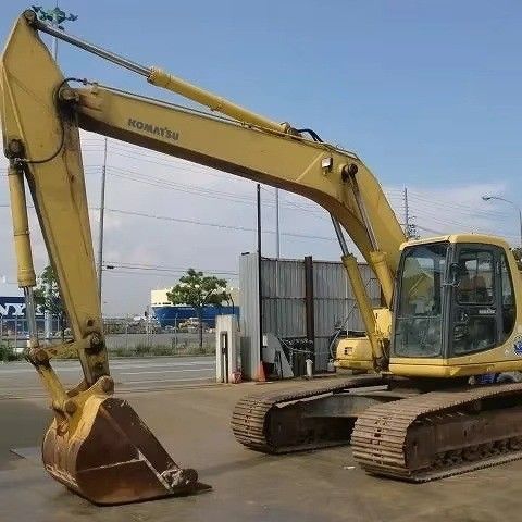 Gebrauchtes Komatsu PC200-6 Bagger mit überholtem Cummins-Motor für den Bau von Bergbau