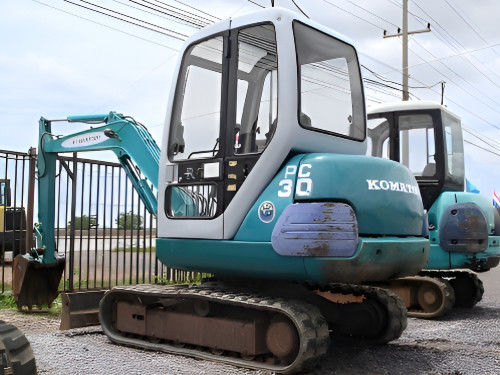 Gut gepflegter Gebrauchtkomatsu PC30-7 Minibagger ISO-zertifiziert für Bau und Landschaftsgestaltung