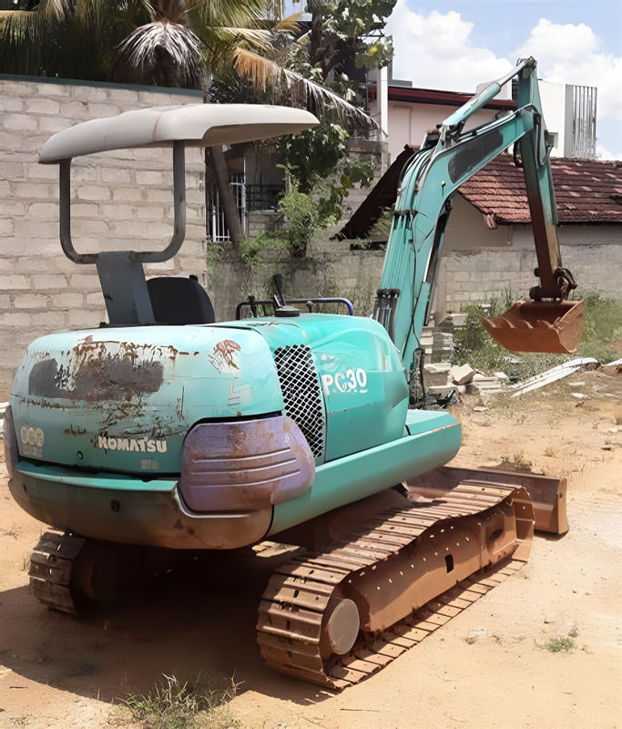 Gut gepflegter Gebrauchtkomatsu PC30-7 Minibagger ISO-zertifiziert für Bau und Landschaftsgestaltung