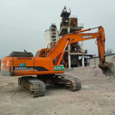 Qualität Gebraucht Doosan DH220-9E 22 Tonnen Bagger Volldienstgeschichte Bergbau Baubau Erdbewegung