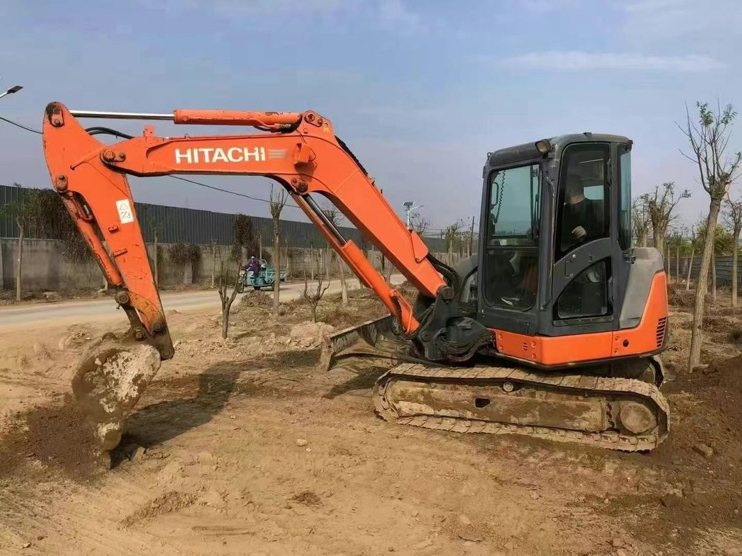 Gebrauchtes Hitachi ZX60-3F Minibagger 6 Tonnen Niedrigstunden Volldienstbau Landschaftsgestaltung