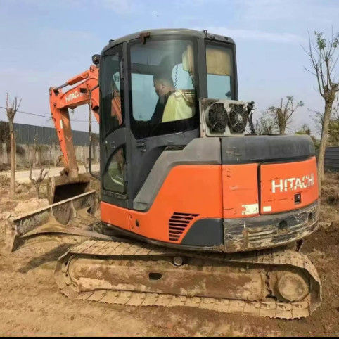Gebrauchtes Hitachi ZX60-3F Minibagger 6 Tonnen Niedrigstunden Volldienstbau Landschaftsgestaltung