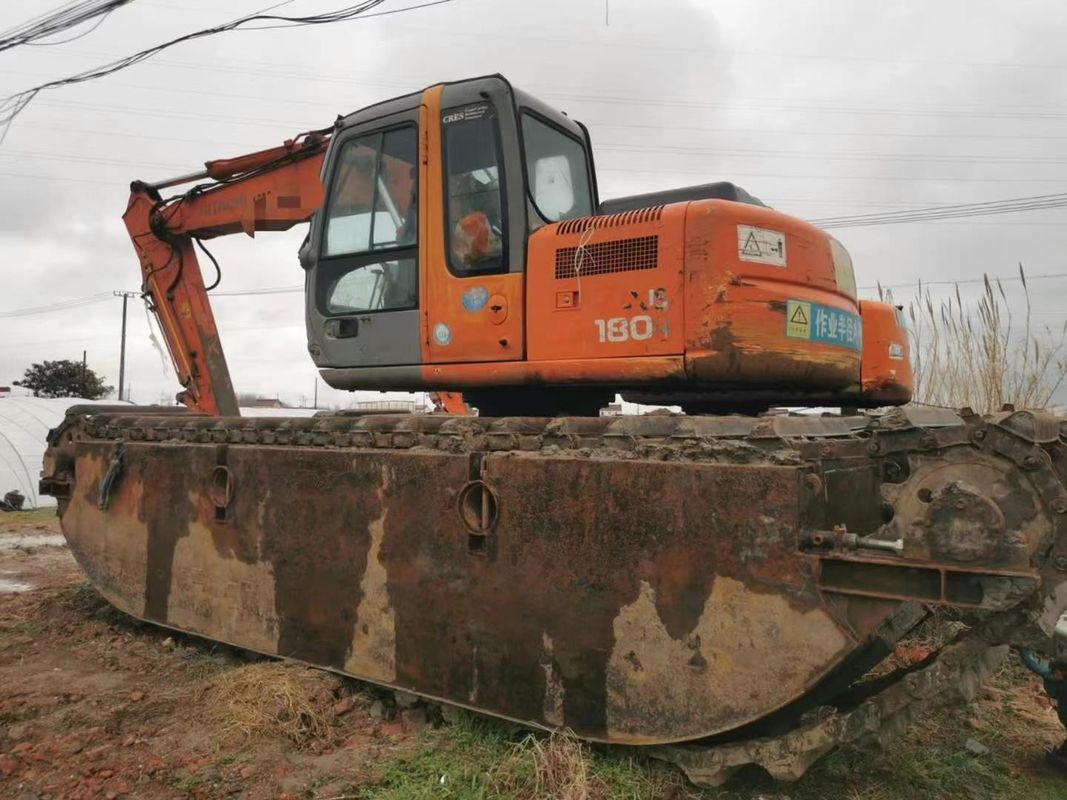 Gebrauchtes 2014 Hitachi 120-6 Amphibienbagger 12 Tonnen Sumpf CE ISO Feuchtgebiet Bergbau