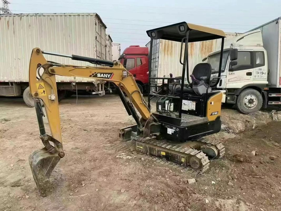 2021 SANY SY16C Kompakter Minibagger 1,6 Tonnen 3000 Stunden CE ISO Landschaftsbau