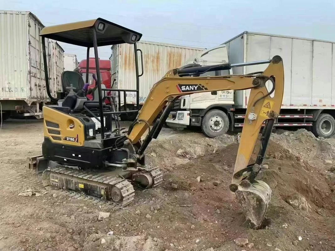 2021 SANY SY16C Kompakter Minibagger 1,6 Tonnen 3000 Stunden CE ISO Landschaftsbau