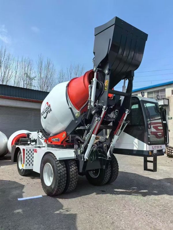 Luzun 8m3 Ready Mix Betonmischer Lkw Dieselmotor CE ISO zertifiziert Hochleistung
