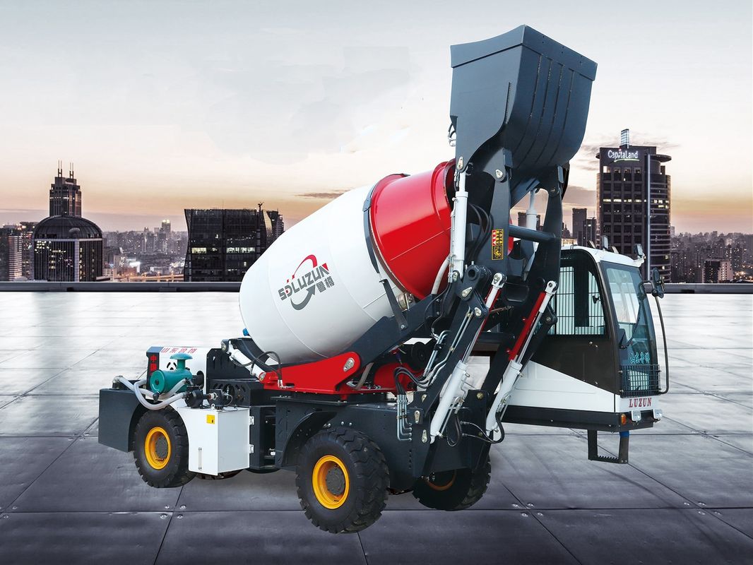 Luzun 8m3 Ready Mix Betonmischer Lkw Dieselmotor CE ISO zertifiziert Hochleistung
