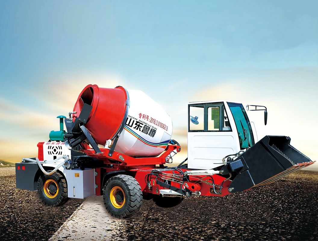 Luzun 8m3 Ready Mix Betonmischer Lkw Dieselmotor CE ISO zertifiziert Hochleistung