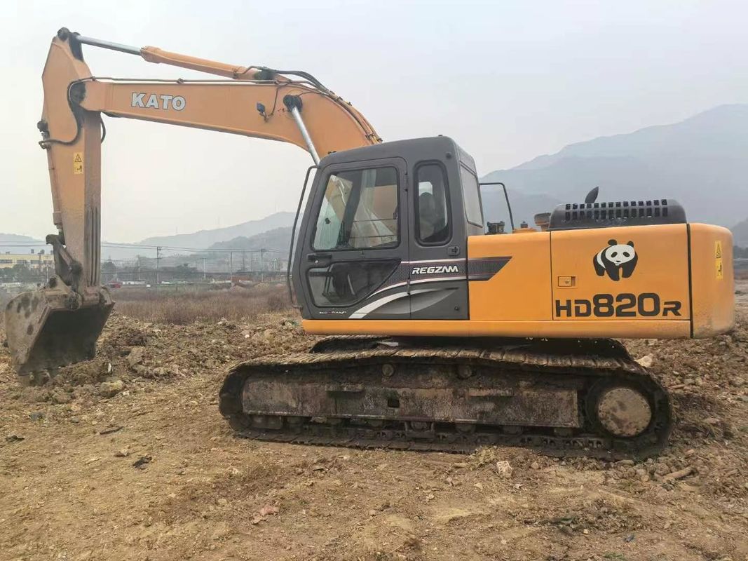 Gebrauchtes Kato HD820R Minibagger 8 Tonnen Kapazität Volldienst CE ISO Landschaftsbau