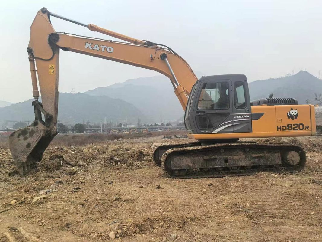 Gebrauchtes Kato HD820R Minibagger 8 Tonnen Kapazität Volldienst CE ISO Landschaftsbau