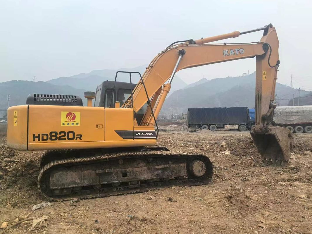 Gebrauchtes Kato HD820R Minibagger 8 Tonnen Kapazität Volldienst CE ISO Landschaftsbau