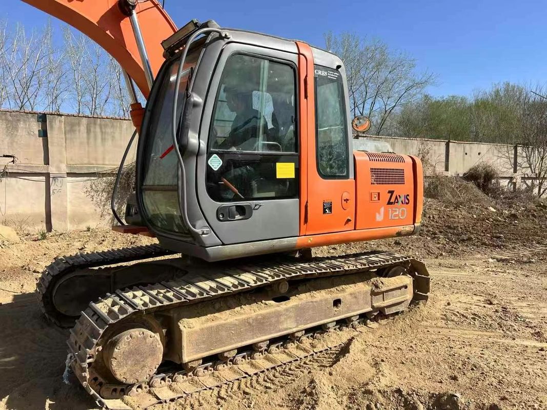 Gebrauchtes Hitachi ZAXIS 120 Bagger 12 Tonnen Kapazität Volldienstgeschichte Bauwesen Bergbau