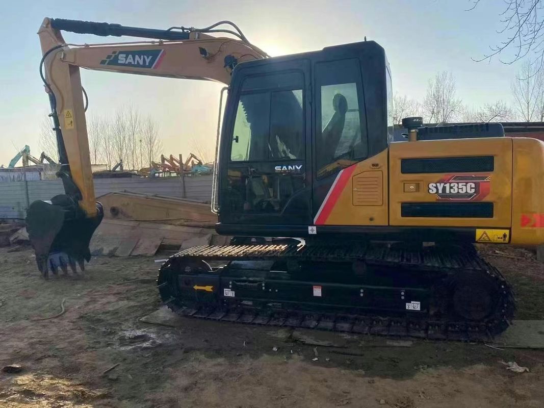 Gebraucht SANY SY135C 13.5T Bagger Volldienstgeschichte Bauwesen Bergbau Erdbewegung
