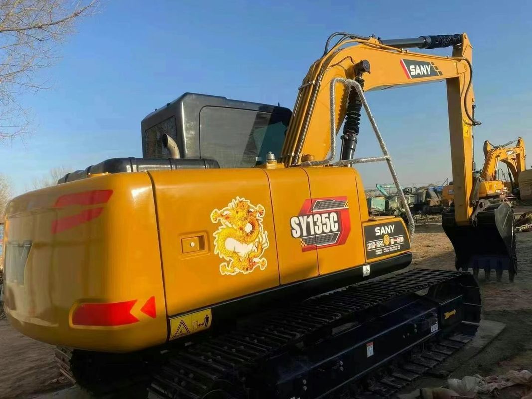 Gebraucht SANY SY135C 13.5T Bagger Volldienstgeschichte Bauwesen Bergbau Erdbewegung