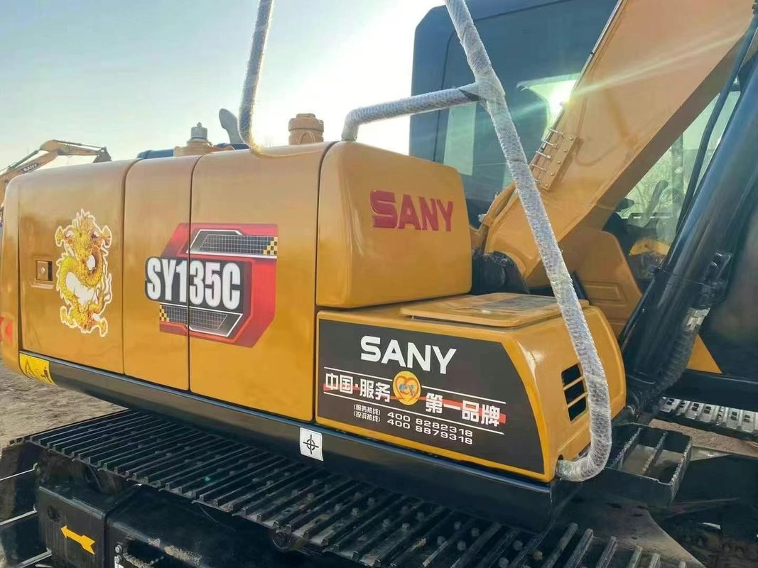 Gebraucht SANY SY135C 13.5T Bagger Volldienstgeschichte Bauwesen Bergbau Erdbewegung