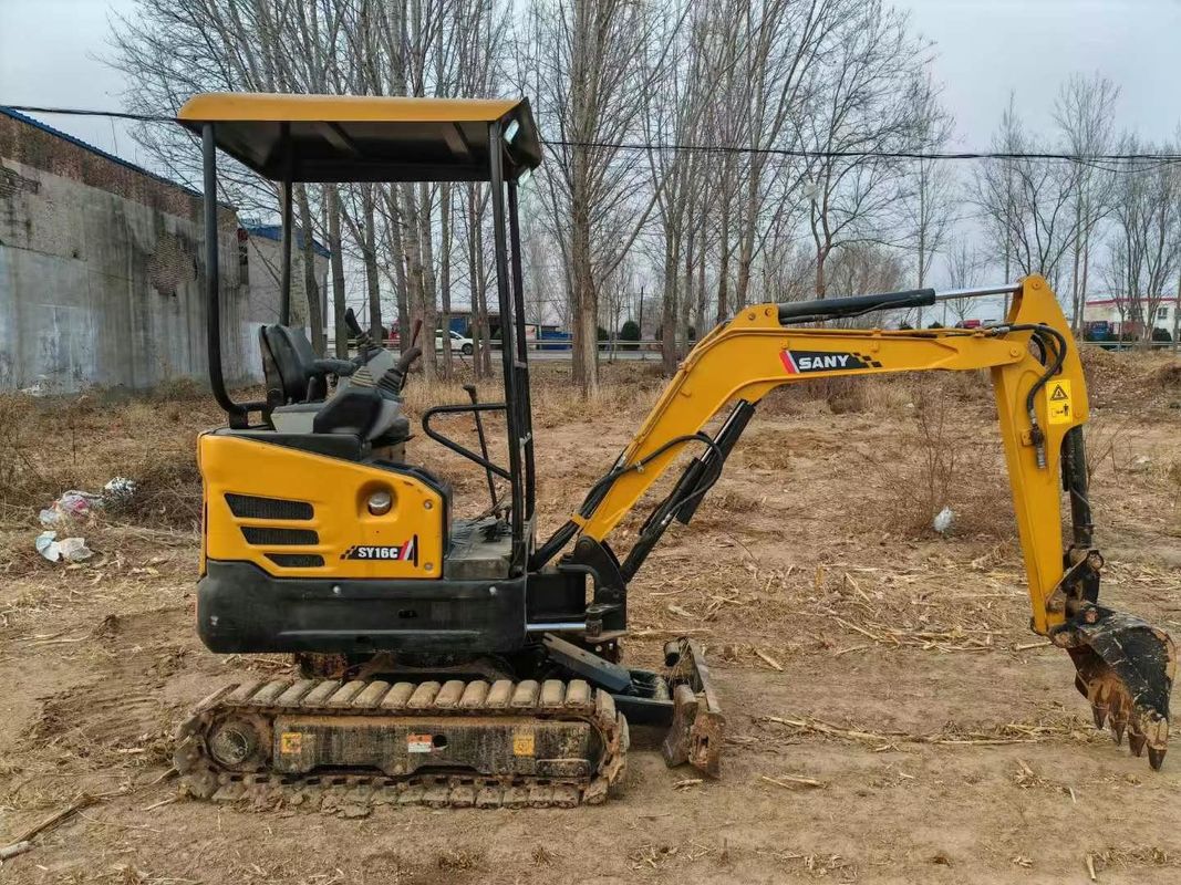 Gebraucht SANY SY16C 1.6T Minibagger Volldienst Ideal für Landschafts- und Versorgungsarbeiten