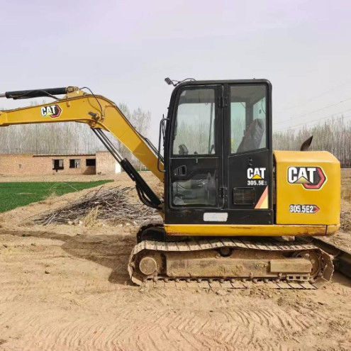 Gebrauchtes CAT 305.5E2 Minibagger 27.2kN Arm Gräberkraft Kompaktes robustes Hydraulikgerät