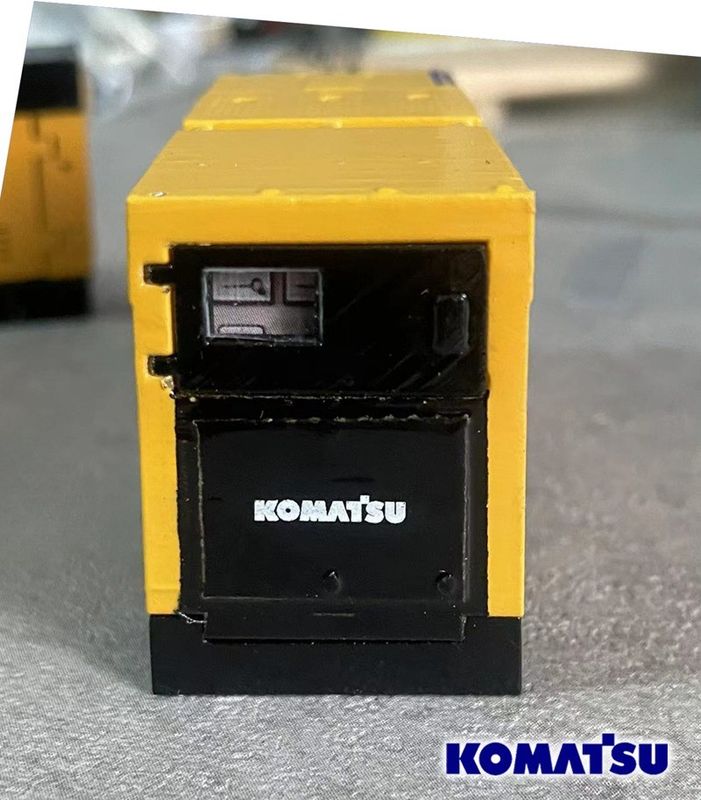 Komatsu EGS380BS 1/50 Legierung Generator Motor Modell Druckguss Baumaschinen Sammler