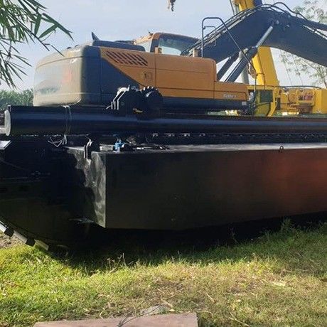 China OEM Rubber Tracks Chassis Robot Amphibious Excavator Pontoon Undercarriage For Sale