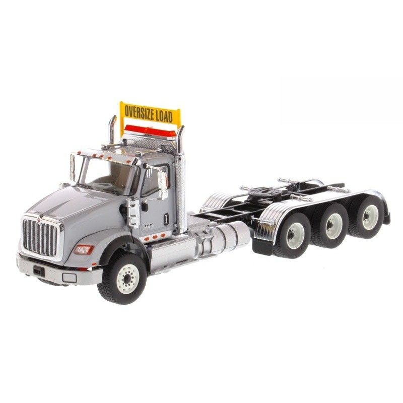 DM International HX620 Tri-Axle American Flatbed Truck Modell 1/50 Skala Druckguss Sammler 71011