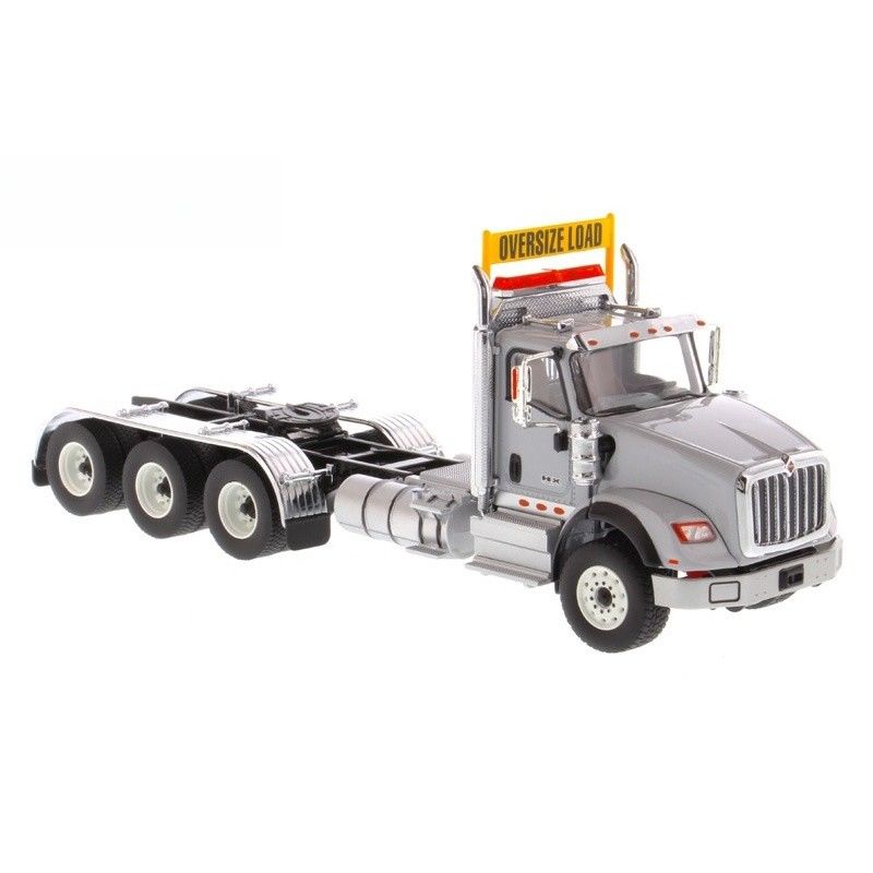 DM International HX620 Tri-Axle American Flatbed Truck Modell 1/50 Skala Druckguss Sammler 71011