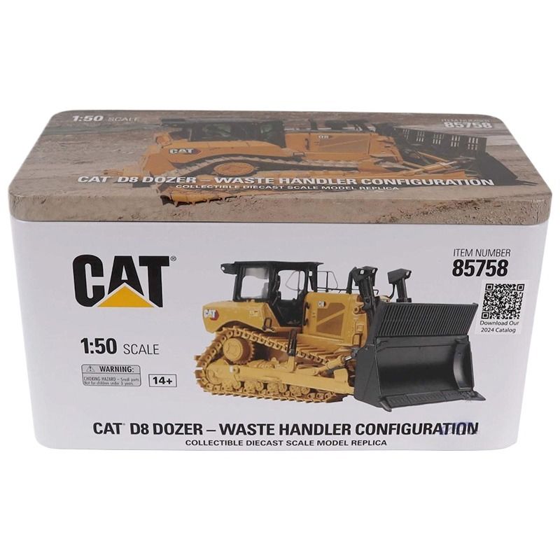 Diecast Masters 1:50 Maßstab Schwerlast-Dozer Kettenbagger Schrottprozessor Modell 85758