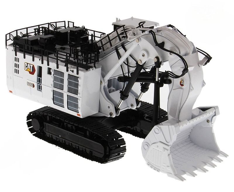 DM85653 Grenzschwerpunkt Weißer Bergbaugräber Druckgussmaschinenbaufahrzeug CCM Modell 1/87 Skala