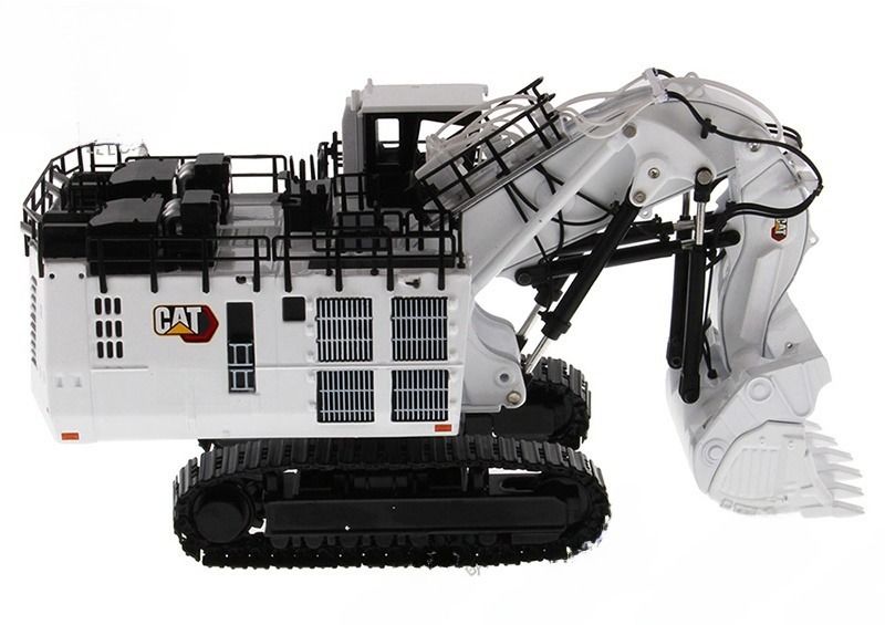 DM85653 Grenzschwerpunkt Weißer Bergbaugräber Druckgussmaschinenbaufahrzeug CCM Modell 1/87 Skala