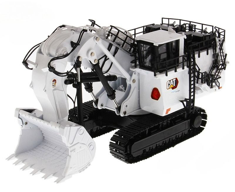 DM85653 Grenzschwerpunkt Weißer Bergbaugräber Druckgussmaschinenbaufahrzeug CCM Modell 1/87 Skala