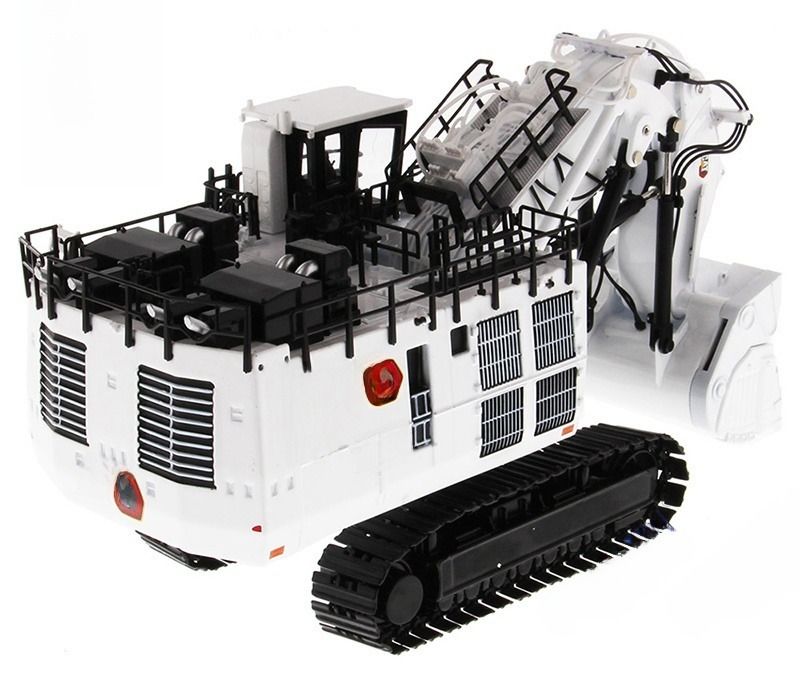 DM85653 Grenzschwerpunkt Weißer Bergbaugräber Druckgussmaschinenbaufahrzeug CCM Modell 1/87 Skala