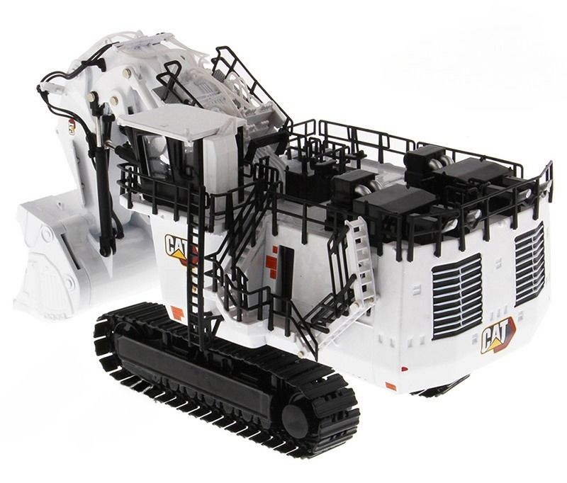 DM85653 Grenzschwerpunkt Weißer Bergbaugräber Druckgussmaschinenbaufahrzeug CCM Modell 1/87 Skala