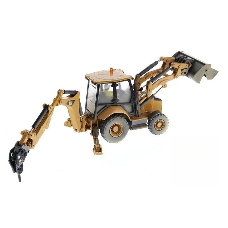 Diecast Masters 420F2IT Skid Steer Loader Backhoe Schlammfarbe Veredelung Modell DM Limited 85755 1/50