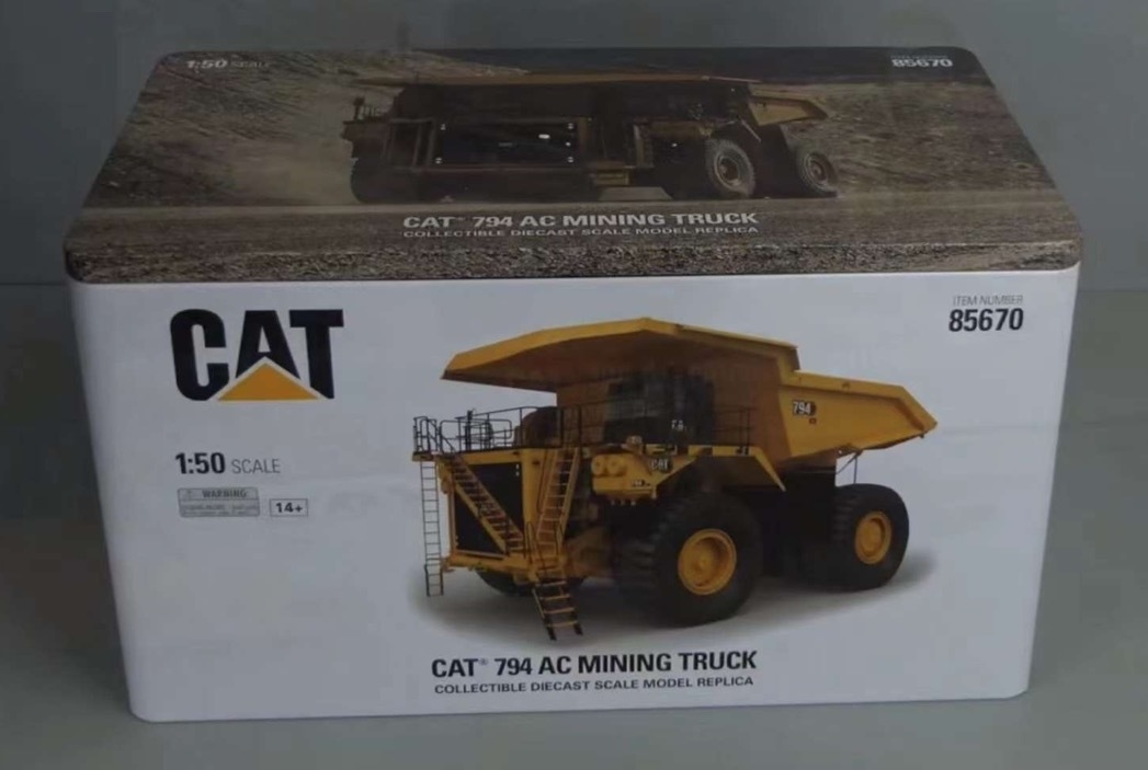 Diecast Masters 1:50 Maßstab CAT 794AC Supergroßer Bergbau-LKW Muldenkipper Modell 85670